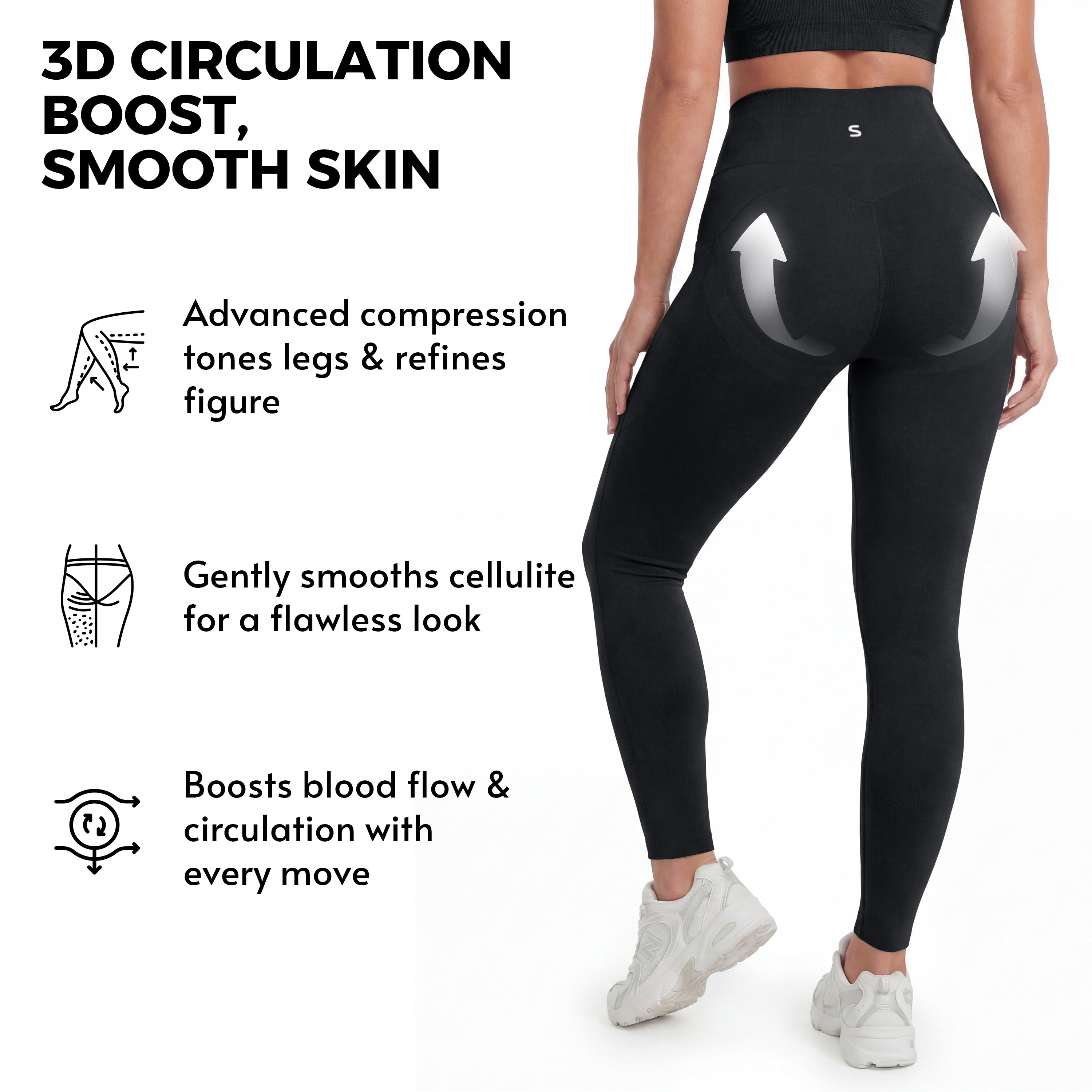 Silix Pocket Anti-Cellulite Sculpting Leggings