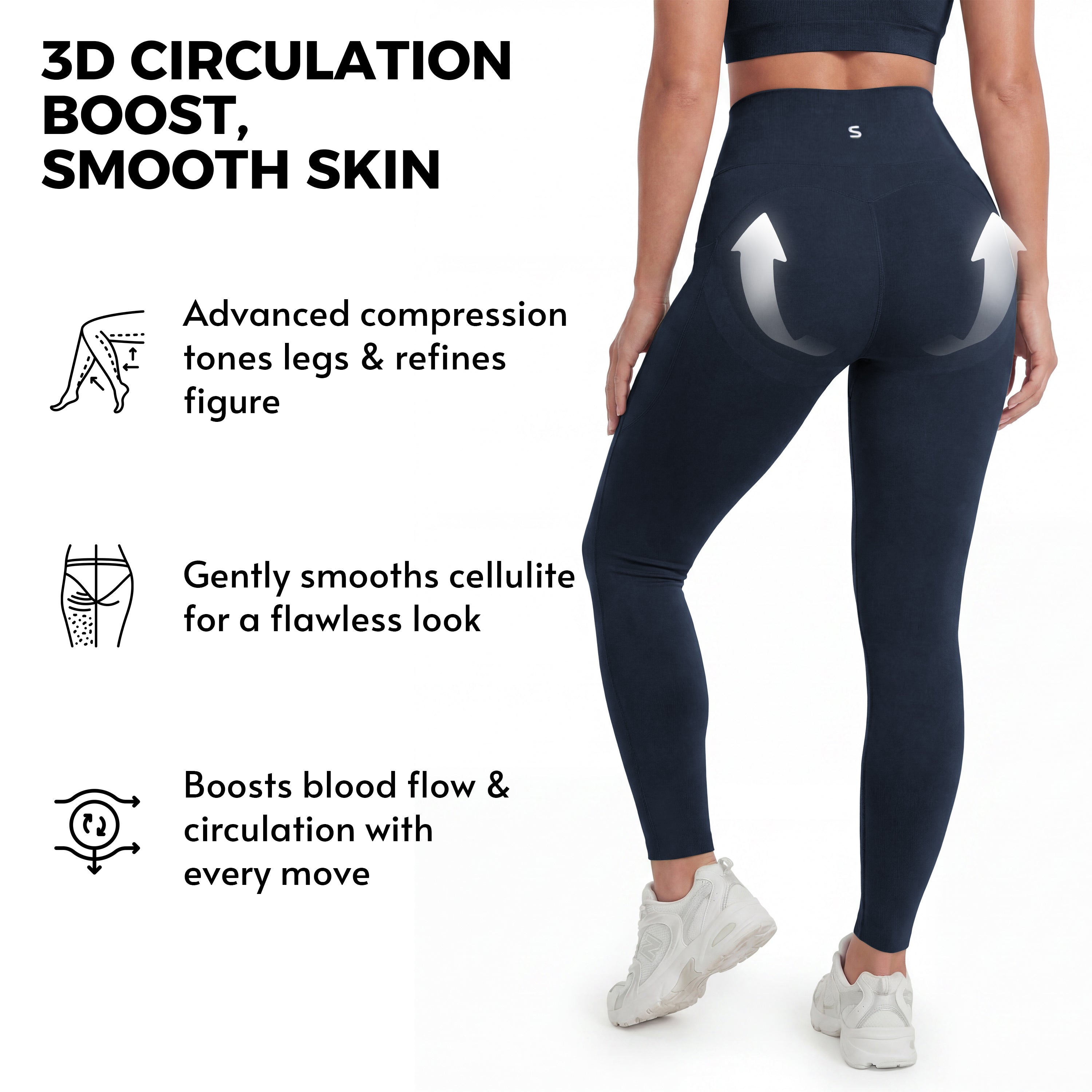 Silix Pocket Anti-Cellulite Sculpting Leggings