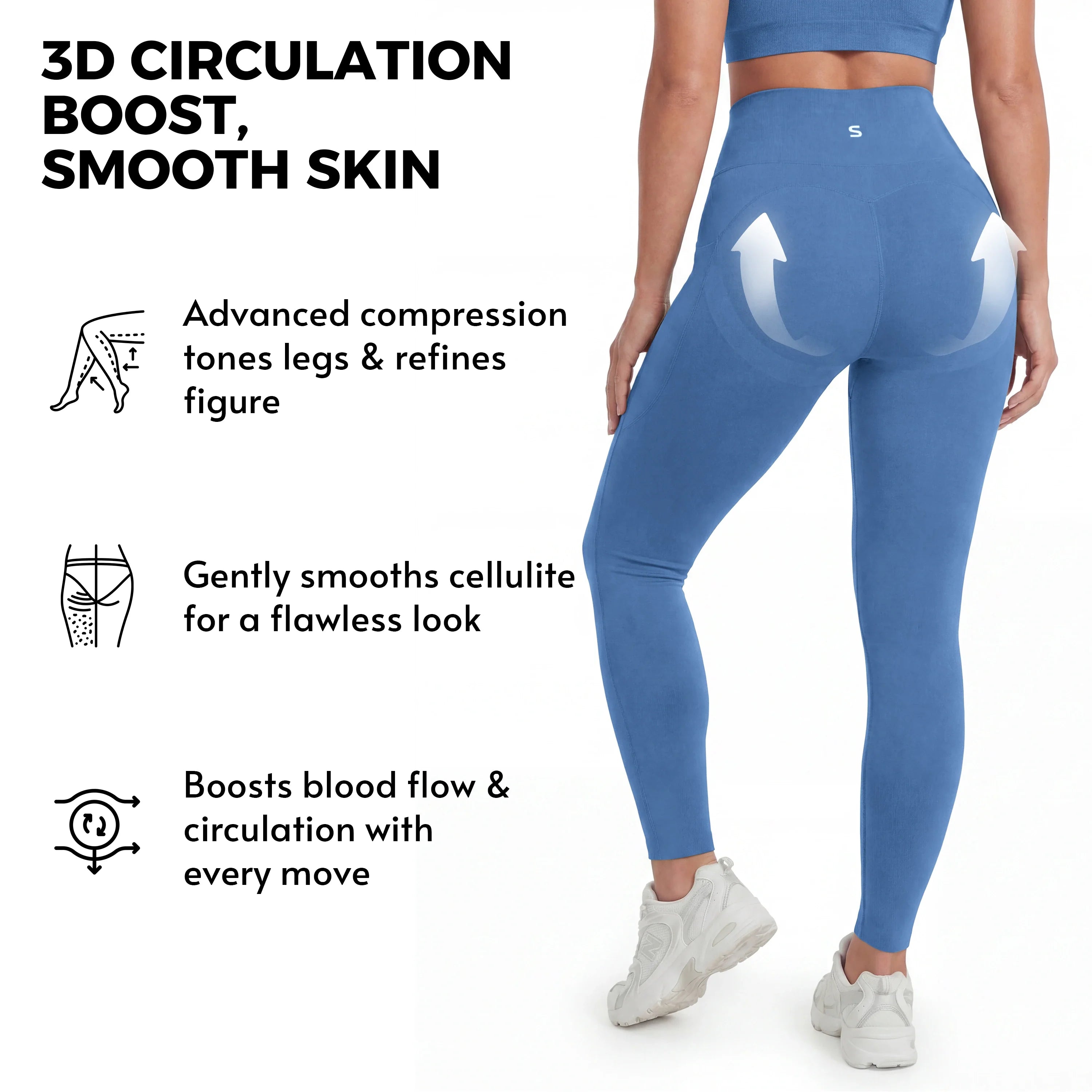 Silix Pocket Anti-Cellulite Sculpting Leggings
