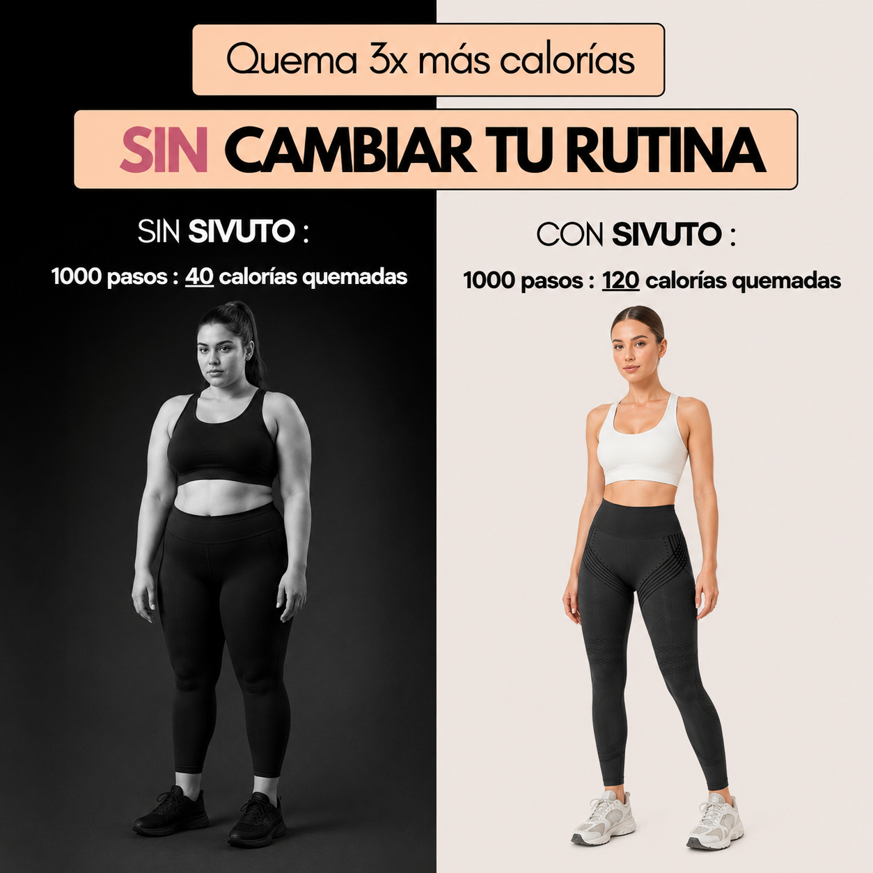 Leggings 3D Sivuto™