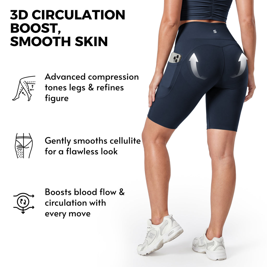 Silix™ Pocket Anti-Cellulite Sculpting Short Leggings