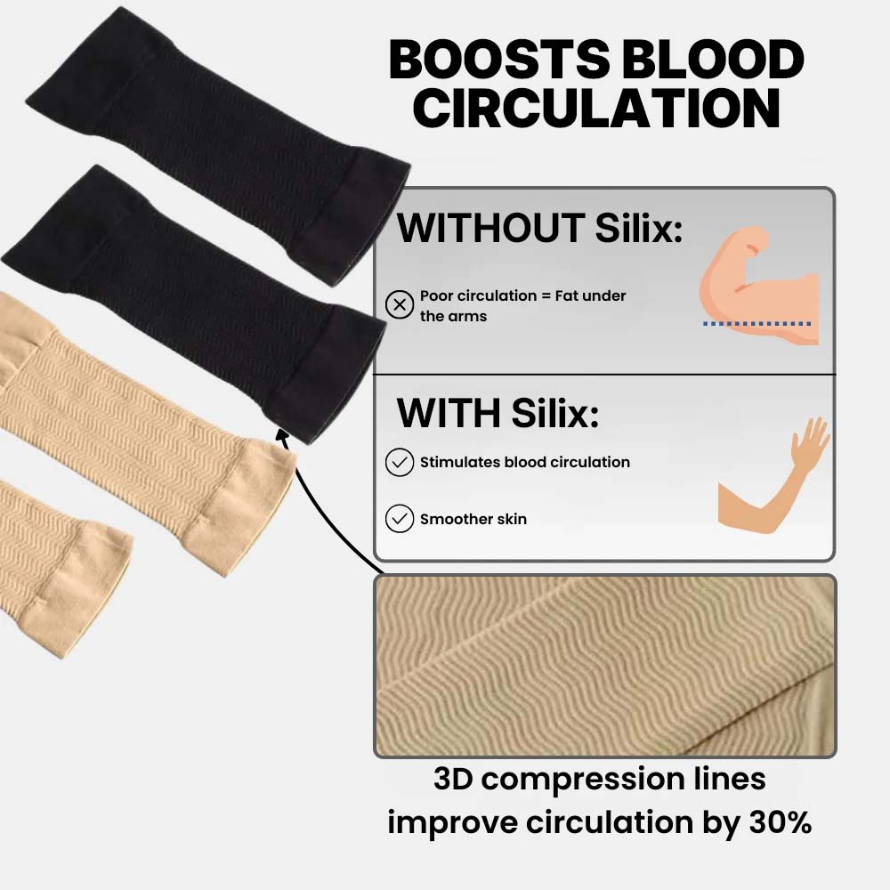 Silix™ 3D Compression Sleeves – Say Goodbye to Arm Jiggle